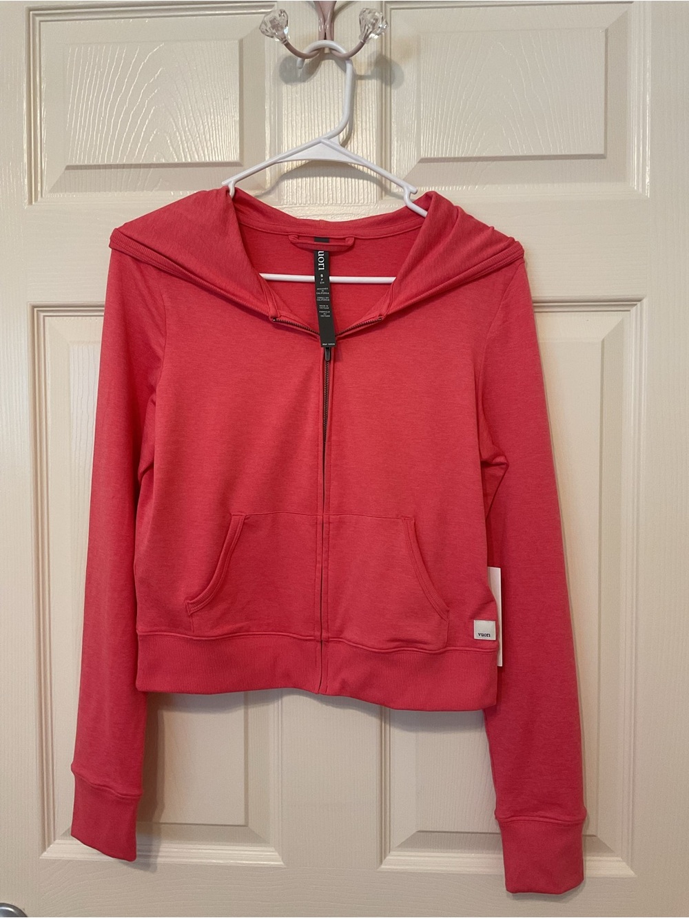 Women’s Pink/Coral Zip Hoodie Jacket by Vuori